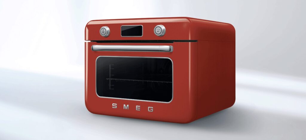SMEG Combi Oven in Red